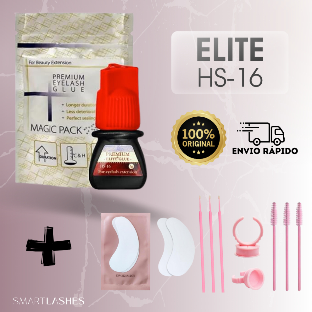 Adesivo cola HS16 3ml 5ml ELITE para extensão de cílios hs 16