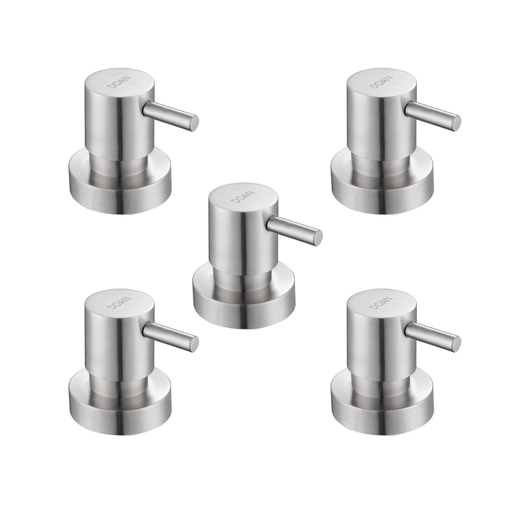 Kit Acabamento de Registro 5 Peças Inox Link NOXAC01 Padrão DECA