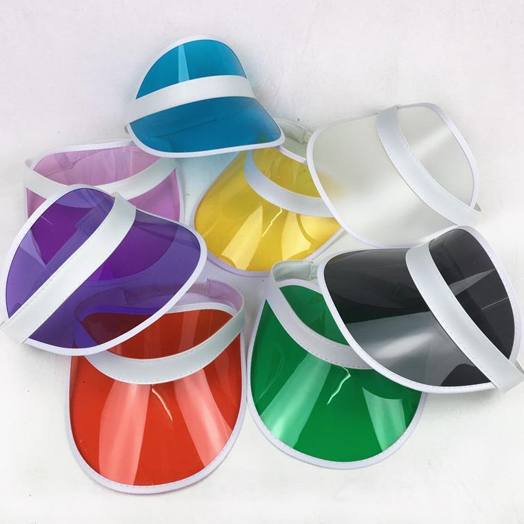 Kit 10 Viseira D Praia Transparente Anitta Verão Piscina protecao e ajuste