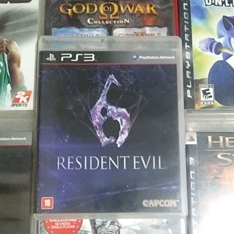 Jogo Ps3 Resident Evil 6 Mídia Física (semi-novo)