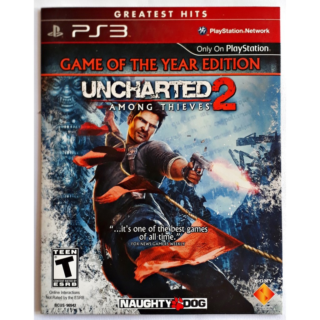 Jogo Uncharted 2 Ps3 Play 3
