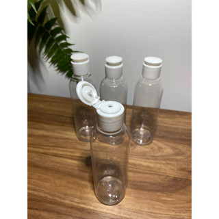 Kit 2 Frascos Viagem Shampoo Creme Sabonete 100ml Com Tampa Fliptop