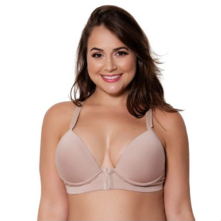Sutiã nadador plus Size com bojo abertura frontal 48 50 52 54 56