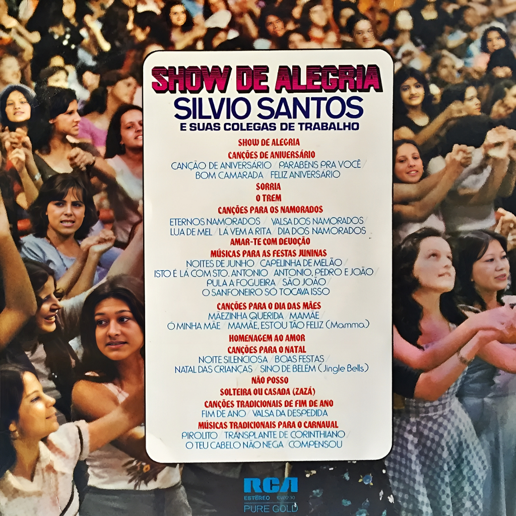 CD Silvio Santos e Suas Colegas de Trabalho - Show de Alegria (1975)