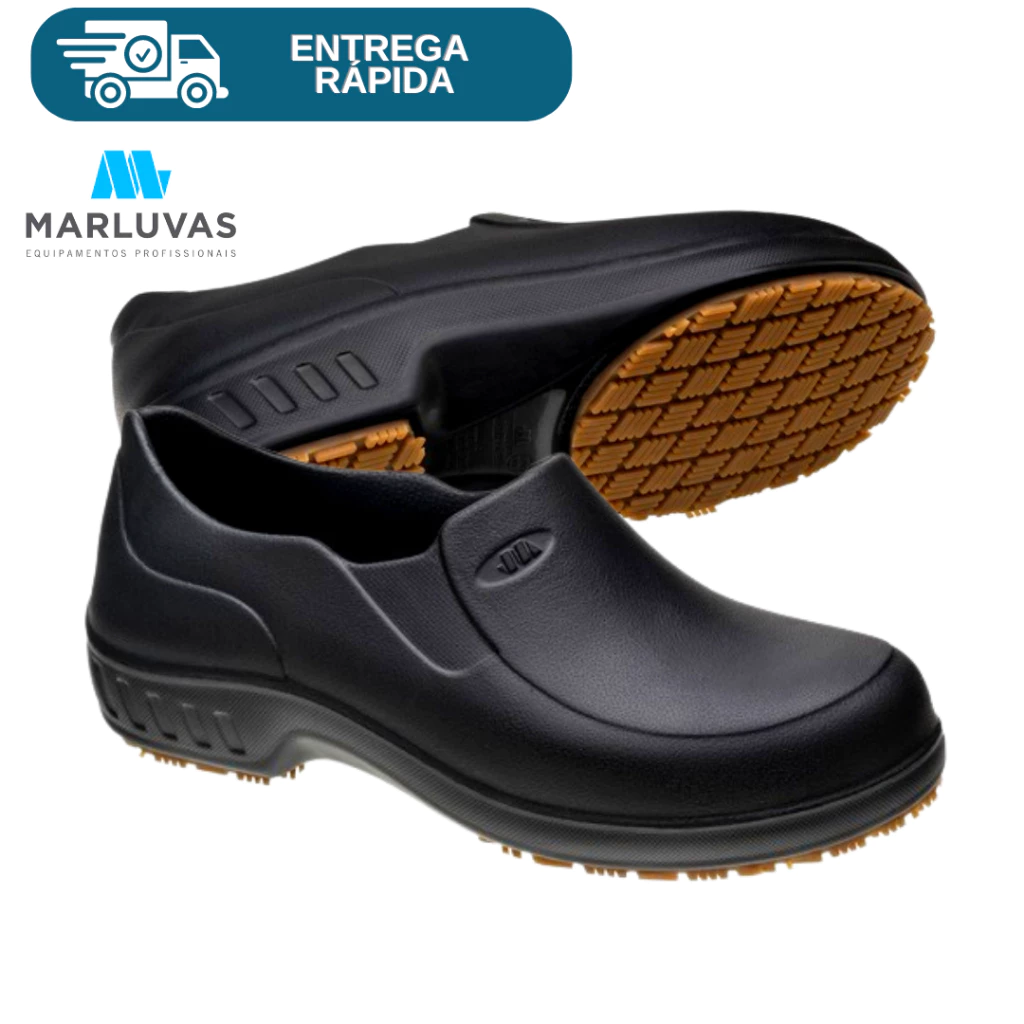 Sapato Limpeza Antiderrapante Eva Cozinha Borracha Hospital Marluvas Flex Clean Leve Confortável — imagem 1