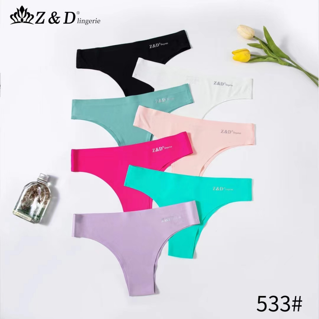 533# Kit 1 3  Calcinha Tanga Sem Costura Corte A Laser microfibra 3CM em Oferta na Shopee