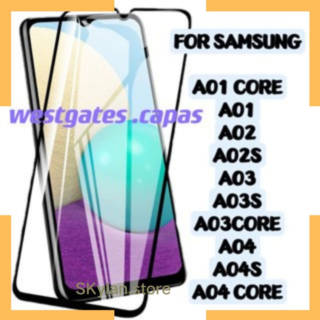 Pelicula 3D Vidro Compativel Samsung A01 CORE A01 A02 A02S A03 A03S A03CORE A04 A04S A04 CORE