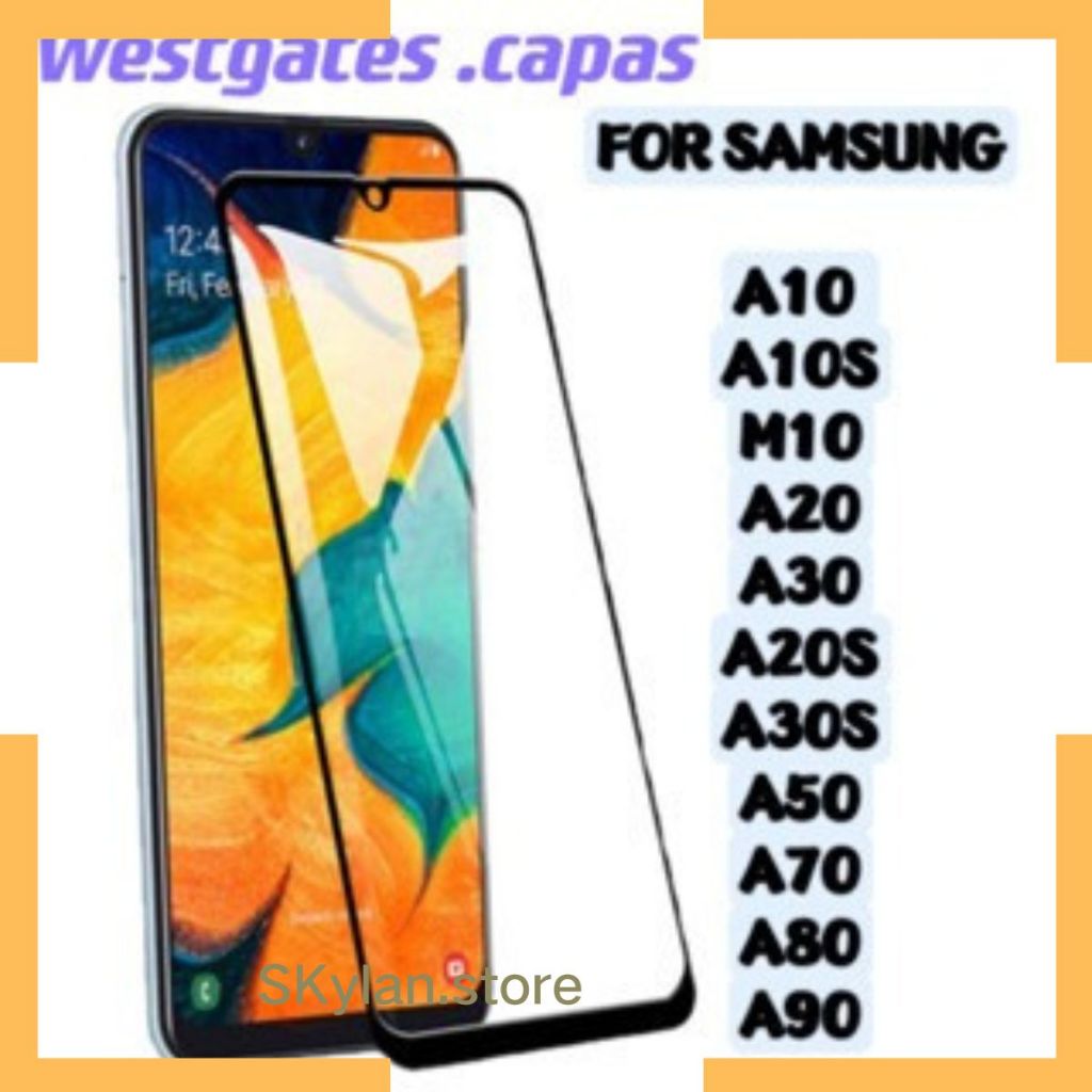 Pelicula 3D Vidro Compativel Samsung A10/A10S/M10 A20 A30 A20S A30S A50 A70 A80 A90