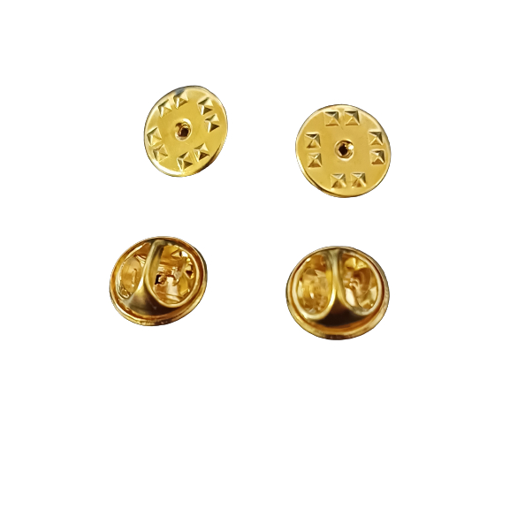 Travas borboleta de metal para uso em Broche Pin (04 Unid.) em Oferta na Shopee