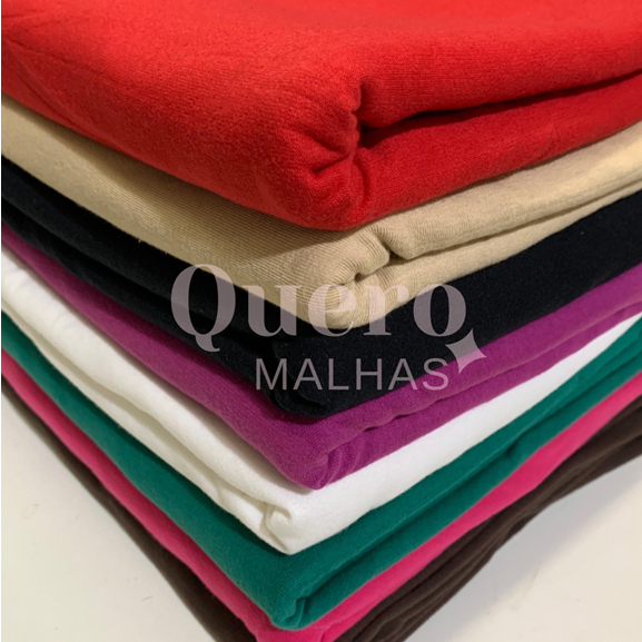 1 KG de Retalho em Malha Delicotton/Cotton fino -  3 metros por kg em Oferta na Shopee