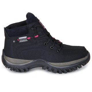 Coturno Caterpillar Feminino de Couro Bota Adventure Original Feminina Sola Antiderrapante