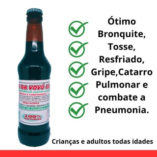 Xarópe da Vovó Isabel 350ml, 100% Natural