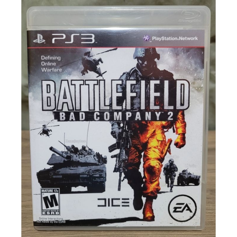 Battlefield Bad Company 2 , jogo original para ps3 mídia física, com manual.