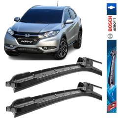 Par De Palheta Limpador parabrisa Original Bosch Honda Hr-v 2015 2016 2017 2018 Kit Dianteiro