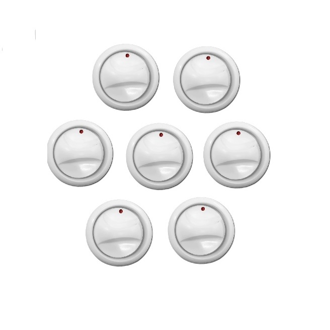 Botão Manípulo Fogão Dako Magister Cano Longo Branco ( jg c / 7pçs) 6 bocas + forno Rosa Maria