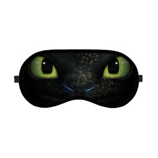 Mascara de Dormir Para Descanso e Viagem Estampa Dragão Banguela em Oferta na Shopee