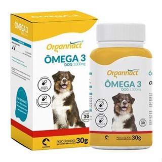 Omega 3 Dog 1000 Organnact Suplemento Vitamínico - 30 g
