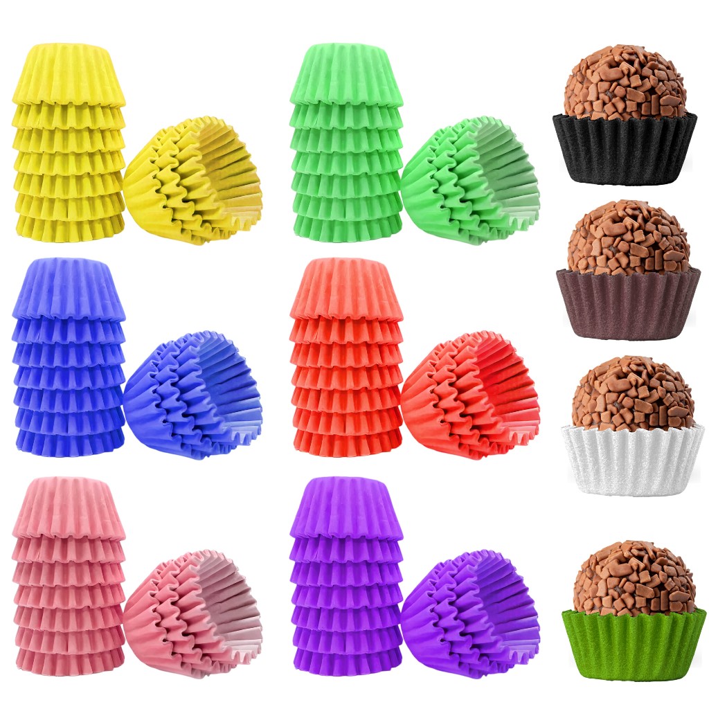 Forminha Para Docinho Brigadeiro N°4 Com 100 unidades Festa e Eventos em Oferta na Shopee