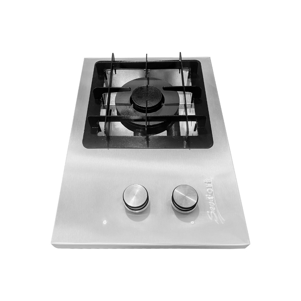Cooktop Fogão Industrial Gás Alvenaria 1 Boca Chapa Aço Inox