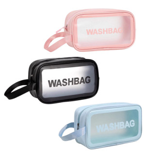 Bolsa Organizador Washbag Necessaire Transparente Impermeável Multiuso - Média