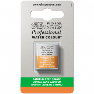 Tinta Aquarela Winsor & Newton Profissional Pastilha S4 899 Cadmium-Free Orange