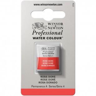 Tinta Aquarela Winsor & Newton Profissional Pastilha S4 576 Rose Dore