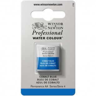 Tinta Aquarela Winsor & Newton Profissional Pastilha S4 178 Cobalt Blue