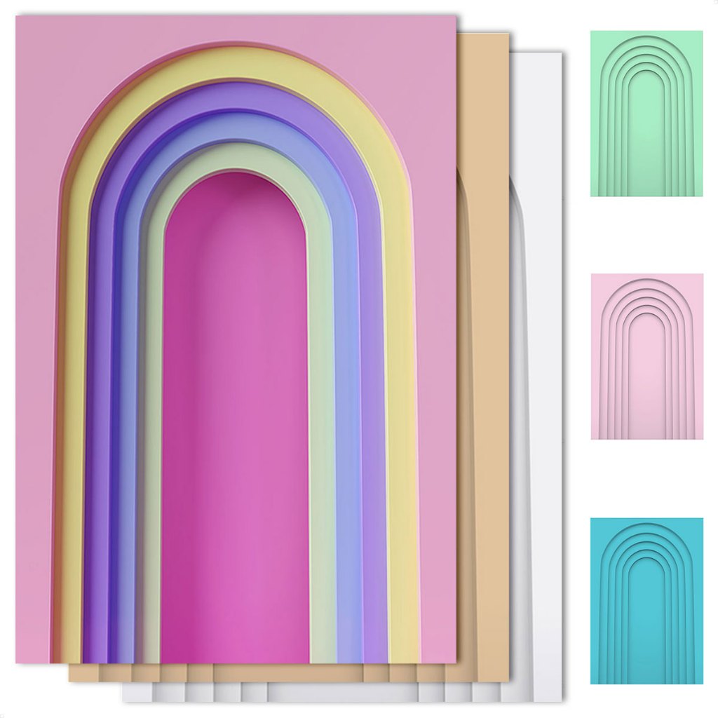 Painel Retangular de Festa Ripado Arco 3D Lateral Sublimado Em Tecido 1,50x2,20 - Vários Modelos em Oferta na Shopee