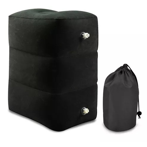 Almofada Inflavel de Viagem Para Crianças Em Avião Apoio De Pé e carro