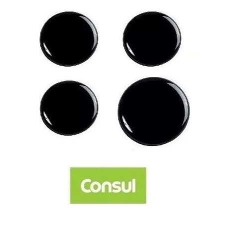 Kit Espalhador Peças Do Fogão Consul Cfo4nab  4 Bocas