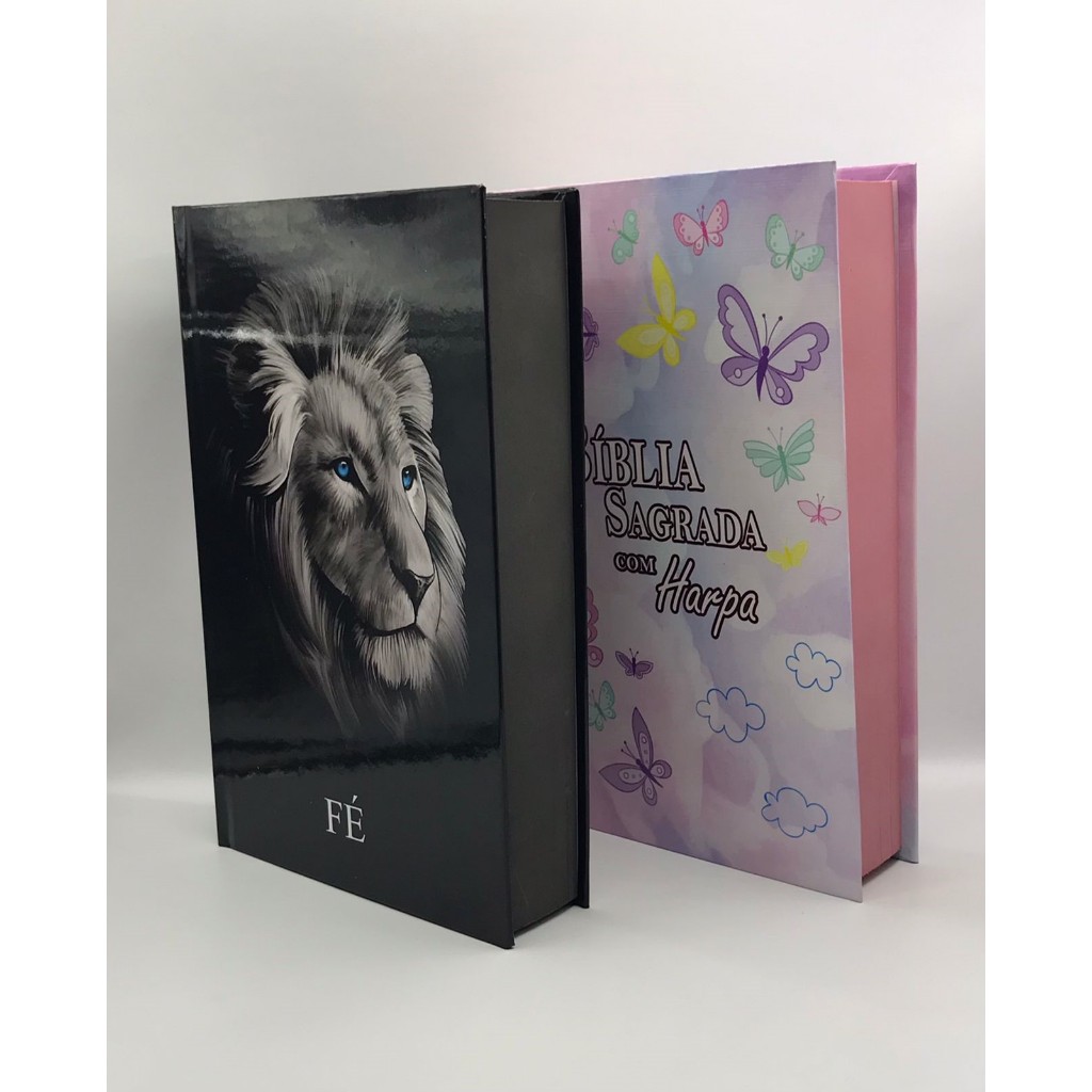 Kit 2 Bíblias Sagrada Tamanho Grande Com Harpa Sem índice em Oferta na Shopee