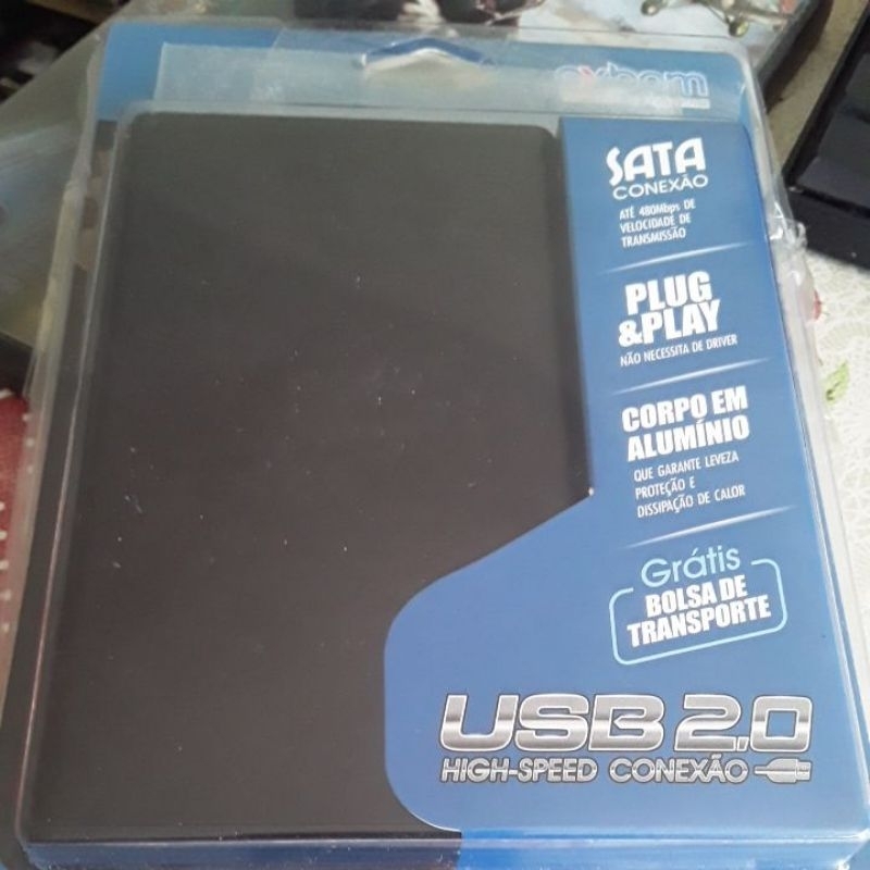 Case  Caixa para HD USB 2.O HIGHT Speed Conrxăo
