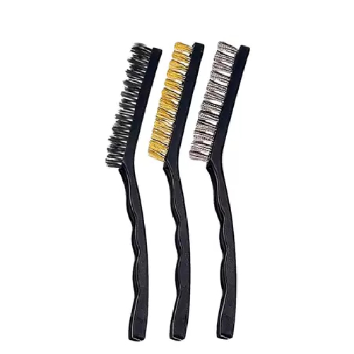 Kit Escova De Aço Com 3 Peças - Grande Limpeza de Peças