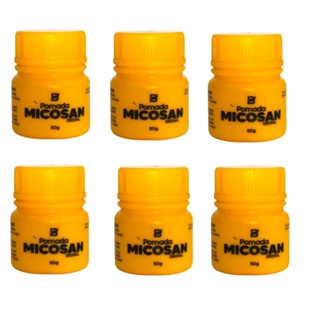 kit com 6 POMADA Micosan Original - Para Micoses e Clareador de Manchas 50g - Imperdível