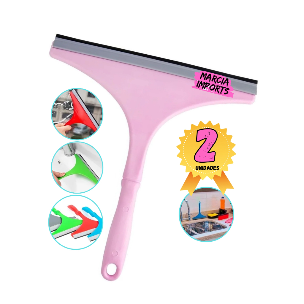 KIT 2 Rodo Rodinho de Pia Cozinha Rodo Seca Pia Plastico Limpeza Pia em Oferta na Shopee