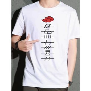 Camiseta Estampa Akatsuki Masculino Feminina Poliéster