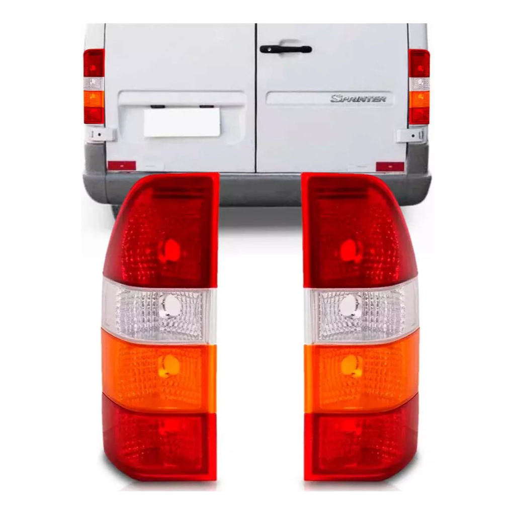 Lanterna Traseira Sprinter 95 96 97 98 99 00 01 02 Tricolor