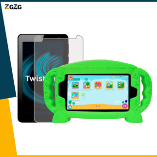 Capa Infantil com Alça Silicone Baby para Positivo Twist Tab Plus T780 + Película de Vidro 9H 7