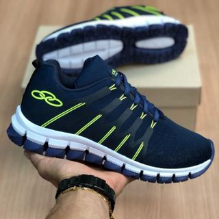 Tênis Impacto Olymp Masculino e Feminino Caminhada Corrida Academia Confortável Fotos Originais do Produto Com Envio Imediato