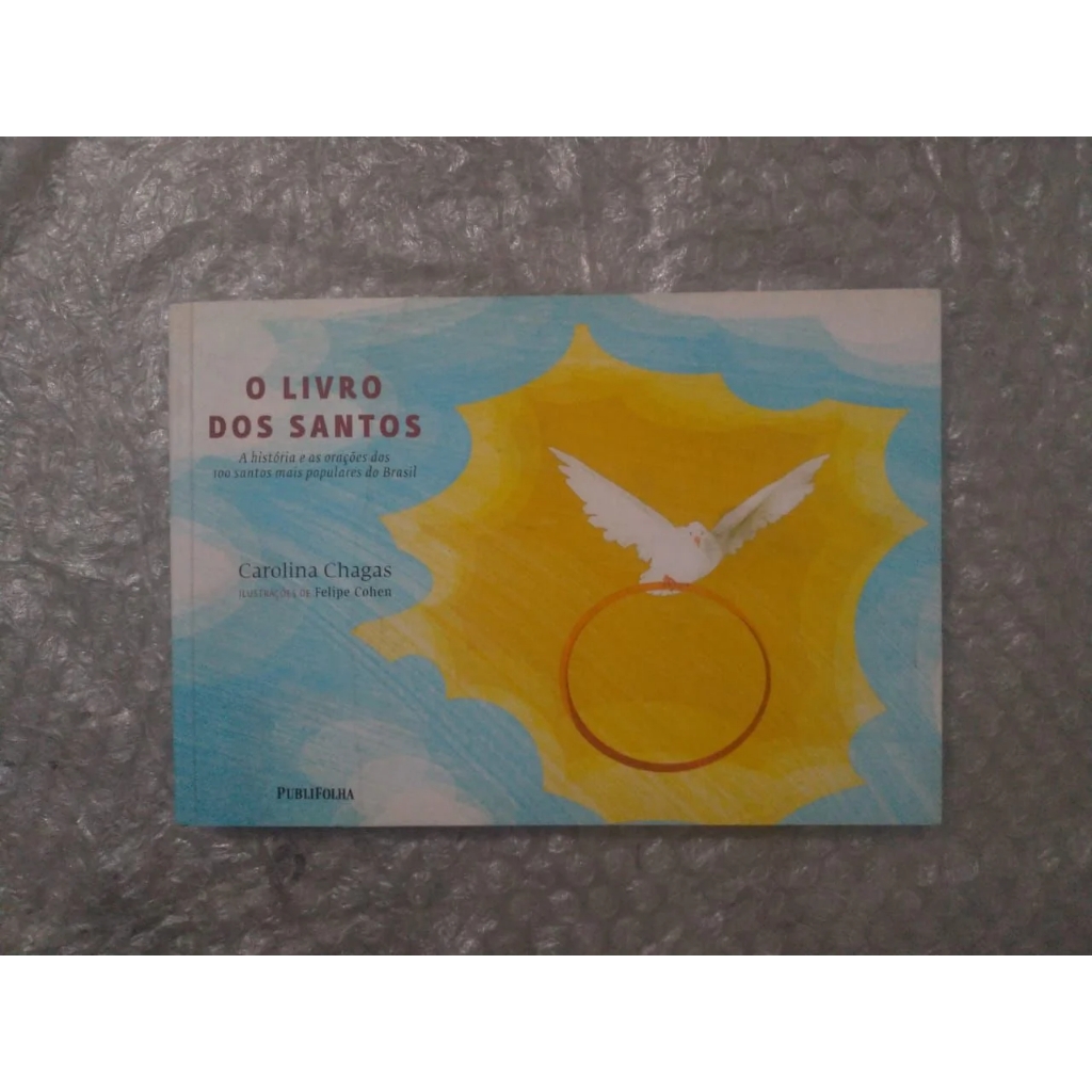 O Livro dos Santos a História e as Orações dos 100 Santos Mais Popular Carolina Chagas