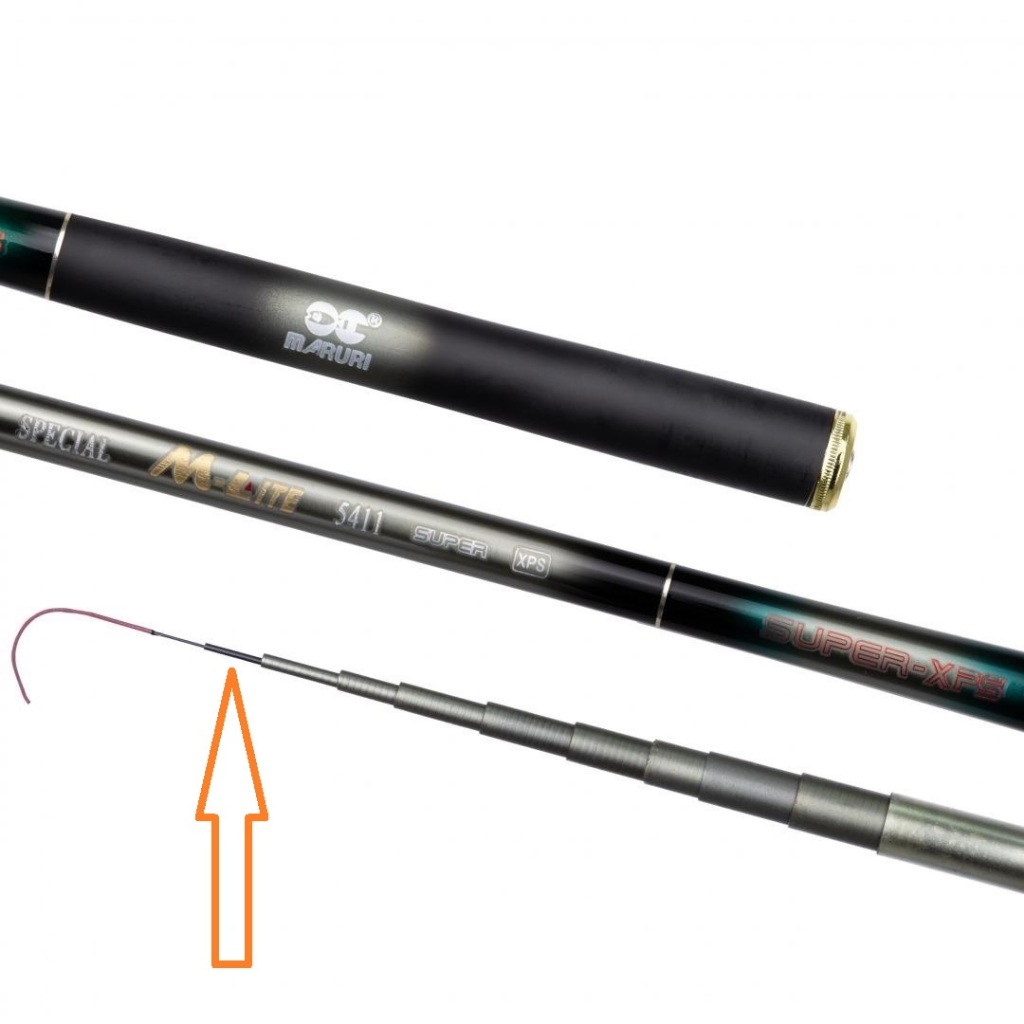 Segundo Gomo Reposição Vara Telescópica Maruri M-lite Xps em Oferta na Shopee