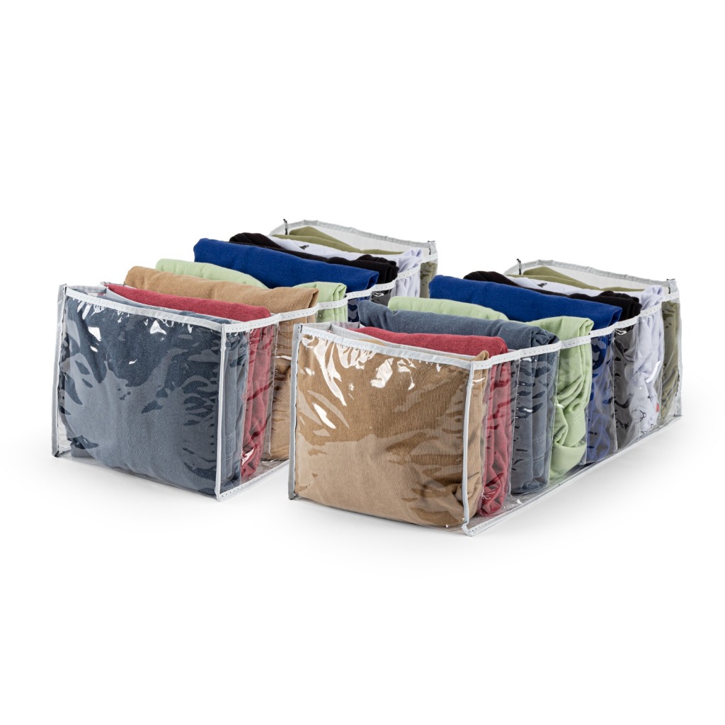 Kit 10 Colmeia Organizadora Tamanho Médio Camiseta Closet