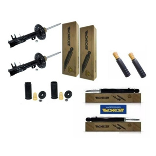 4 Amortecedor Dianteiro Traseiro Monroe + Kits Onix Cobalt New Prisma em Oferta na Shopee
