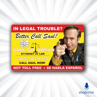 Adesivo Para Cartão De Crédito E Débito Better Call Saul