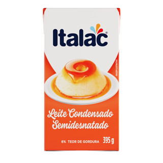 Kit 9 Leite Condensado Italac Semi Desnatado 395g