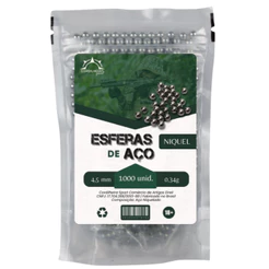 Pacote de Esferas de aço Níquel 4,5mm - 1.000 unidades Cordilheira
