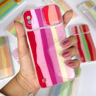 Capinha Arco Íris Tampa Câmera Para Samsung A10 / Capa Feminina Para Celular (CF22)