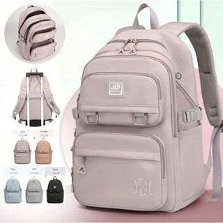 Mochila Feminina Escolar JLD de Grande Capacidade Impermeável