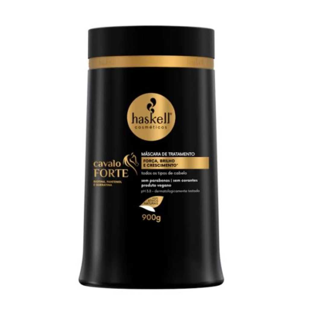 Máscara de Tratamento Cavalo Forte 900G - Haskell/Reconstrução Força,Brilho e Crescimento/Máscara Fortalecedora