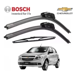 Palheta Dianteira + Traseira Bosch Gm Agile 2009 2010 2011